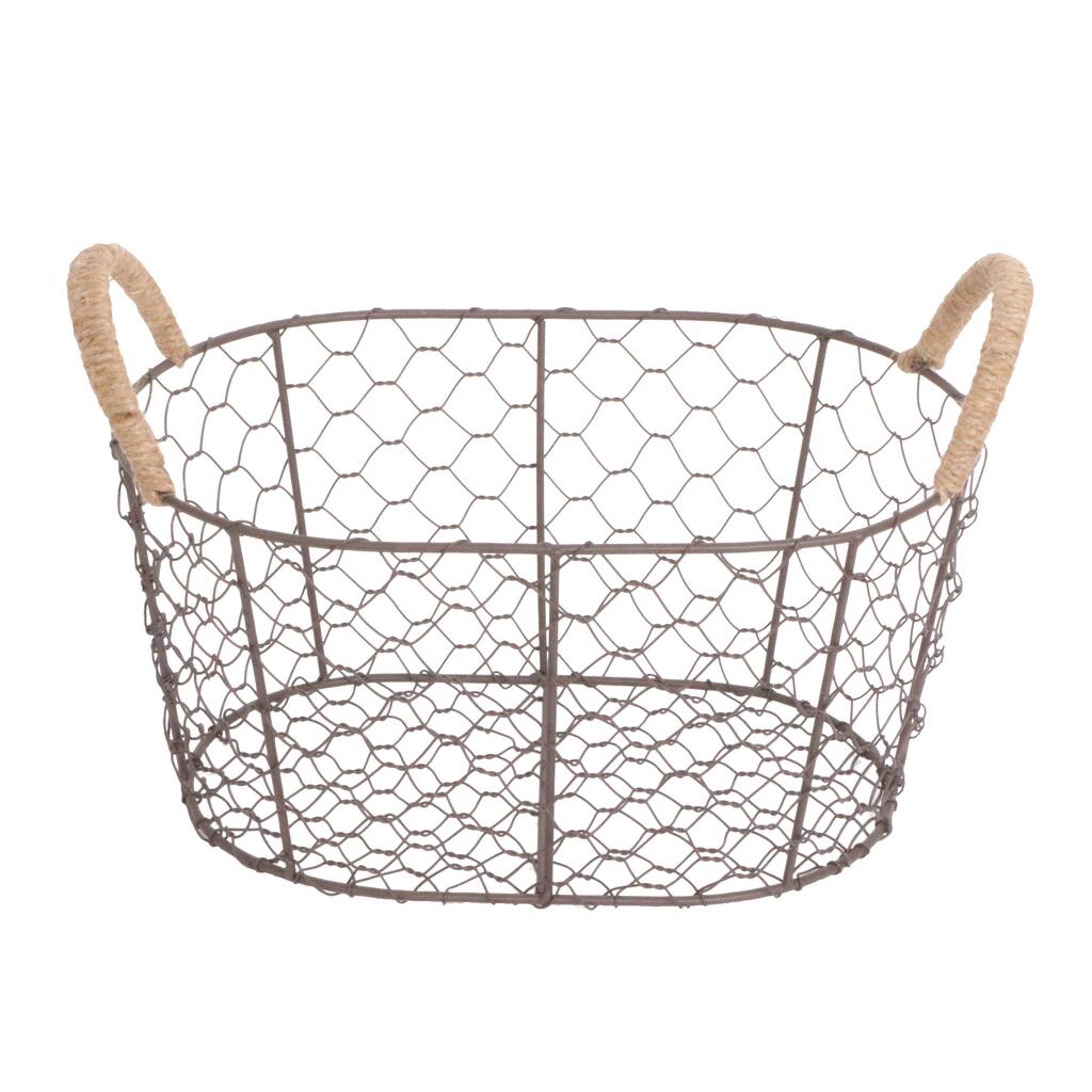 12 Oval Chicken Wire Basket By Ashland Michaels